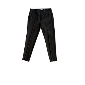 Vince Cigarette Trouser Brown Viscose Tapered Front Pleat Women's Pants Size 2